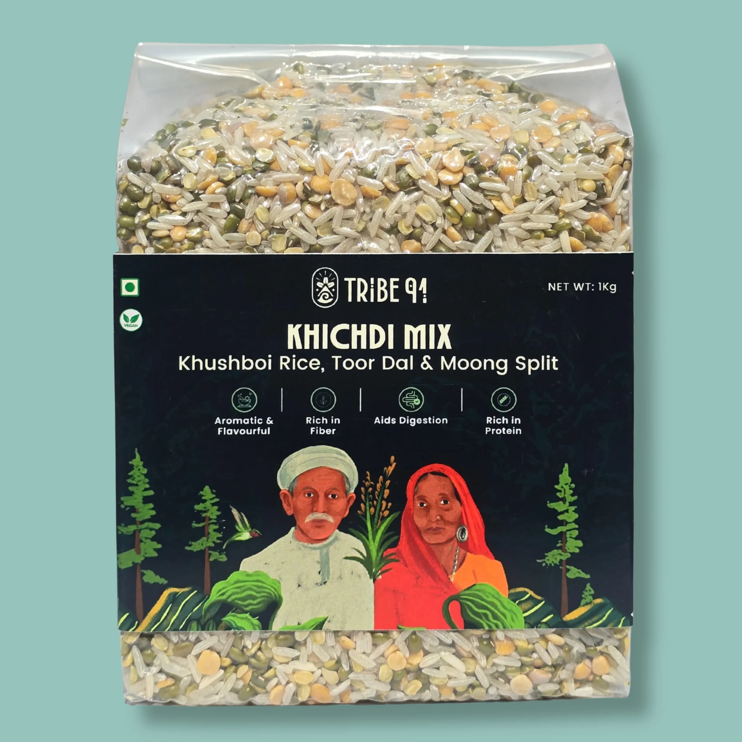 Khichdi Mix - Khushboi Rice with Toor Dal & Moong Split